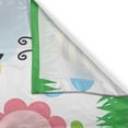 thumbnail image 3 of Ambesonne Honey Bee Kitchen Curtains, Bee Happy Spring Garden, 55"x30", Multicolor, 3 of 3