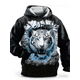 thumbnail image 2 of Sudadera con capucha para hombre con estampado de león animal, sudadera con capucha estampada en 3D, jersey informal de manga larga de moda urbana, nueva ropa de moda para hombre, 2 of 5