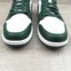 thumbnail image 5 of Ni - ke Air Jordan 1 Mid “Sonics” Shoes Men's Size 14 Noble Green Yellow NEW 554724-371, 5 of 5