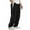 Black B, variant on Stamzod Sweatpants for Men Fashion Strip Patchwork Elastic Waist Drawstring Track Pants Men Casual Loose Joggers for Men with Pocket Black B XXL