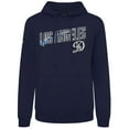 thumbnail image 2 of Men's Levelwear  Navy Los Angeles Dodgers City Connect Podium Back Splash Pullover Hoodie, 2 of 3