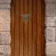 thumbnail image 4 of Aldaba de puerta de estilo europeo, aldaba de puerta con mirilla, aldaba de seguridad, 4 of 5