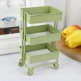 thumbnail image 1 of Étagère Miniature pour Maison de Poupée avec Roues Rangement Présentoir, 1 of 6