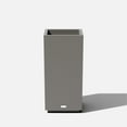 thumbnail image 3 of Veradek Block Series Pedestal Tall 32" Plastic Planter - Gray, 3 of 14