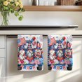 thumbnail image 7 of 4th of July Kitchen Towels Set of 3, USA Blue Red Gnomes Independence Day Absorbent Dish Towels for Kitchen, Microfiber Hand Towel, Quick Drying Tea Towel for Cleaning Decorative Dishcloths, 7 of 7
