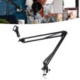 thumbnail image 4 of Microphone Stand, Microphone Scissor Arm Stand Adjustment Design Reduced Vibration Universal Suspension Arm Double Springs  For Live Streaming, 4 of 8