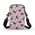 thumbnail image 2 of HELLHERO Dachshund and Floral Pattern Women Adjustable Shoulder Strap Shoulder Bags for Unisex Travel, Outdoor and Daily Use Travel Crossbody Purse Polyester, 2 of 7