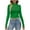 Green, variant on Spring Tops for Women Womens Tops Plus Size Fall Fashion Long Sleeve Stretch Slim Fitted Ribbed T-Shirt Blouse Solid Basic Tops