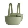 thumbnail image 2 of Bolsa colgante para grifo de cocina con orificio de drenaje, organizador de fregadero, correa ajustable para fregadero doble capa verde, 2 of 7