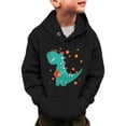 thumbnail image 2 of Toddler Sweatshirt Boy Cute Print Long Sleeve Sets Crew Neck Classics Outwear Coat Boy Fashion Hoodies & Sweatshirts 10-11 Years, 2 of 4
