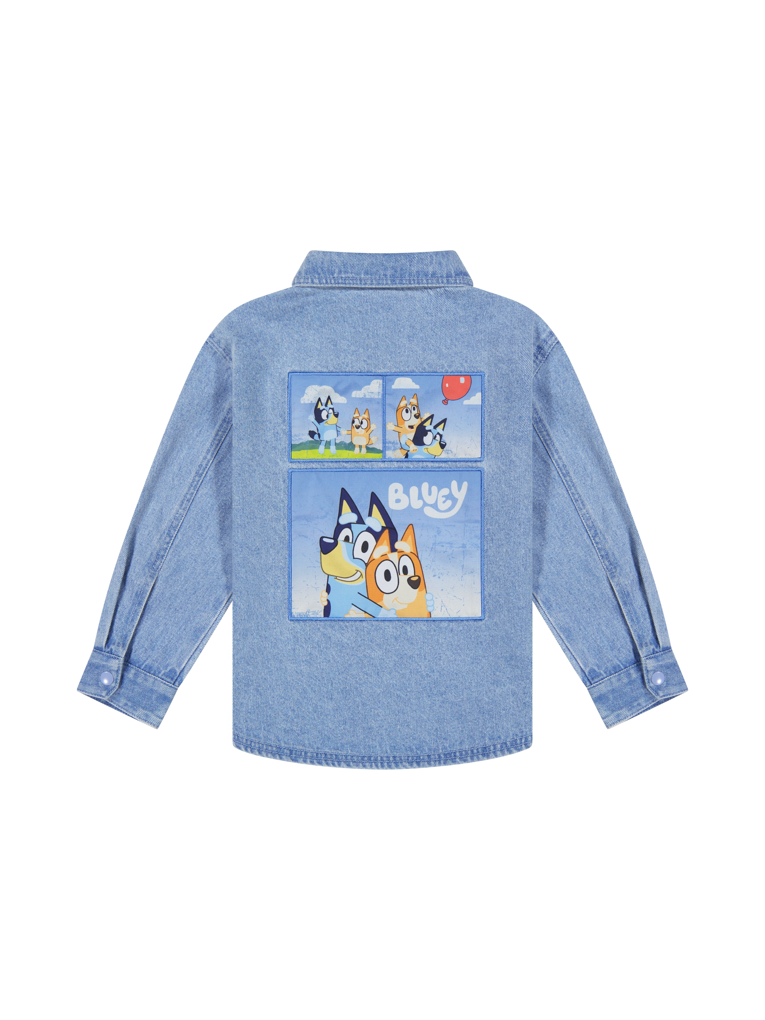 Bluey Toddler Boy Shacket, Sizes 12M-5T