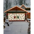 thumbnail image 4 of Christmas Garage Door Banner Cover 6 x 13 ft, Christmas Leopard Tree Elk Snowflake Red Buffalo Plaid Christmas Garage Door Decorations Holiday Christmas Backdrop Decor for Winter New Year Xmas Party, 4 of 6