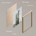 thumbnail image 4 of PixonSign Framed Wall Art Desert Plants Landscape Posters, Set of 4 Southwest Decor Saguaro Cactus Wall Decor, Nature Wilderness Prints, Modern Wall Décor for Living Room, Bedroom - 11"x14" Natural, 4 of 5