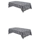 thumbnail image 2 of Yuarrent Party Tablecloth Desktop Props Decorating Prop Covering Adornment Ornament Scene Layout Desk Tabletop Birthday Adorn patrón de cebra 2Conjunto, 2 of 6