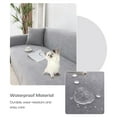 thumbnail image 5 of Waterproof Sofa Cover Couch Cover Protector Sofa Throw Cover Slipcover Durable Multi-Function Furniture Cover for Pets Dogs Cats Home Living Room, Light Gray 71" x 134", 5 of 7