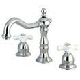 thumbnail image 3 of Elements Of Design Es1978px Double Handle 8" To 14" Widespread Bathroom Faucet - Nickel, 3 of 4