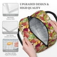 thumbnail image 3 of KLL Bright Mushrooms for Insulated Lunch Bag- Leakproof Cooler Tote Bag Organizer for Women & Men - Reusable Lunch Box for Office Picnic Hiking Beach-One Size, 3 of 6