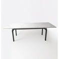 thumbnail image 5 of GFurn ROLAND-CARRARA-180CM Roland Marble Top Dining Table, White, 5 of 8