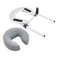 thumbnail image 3 of MERIGLARE Massage Table Face Down Pillow Comfort Practical Premium Face Cradle Cushion Light Gray, 3 of 8