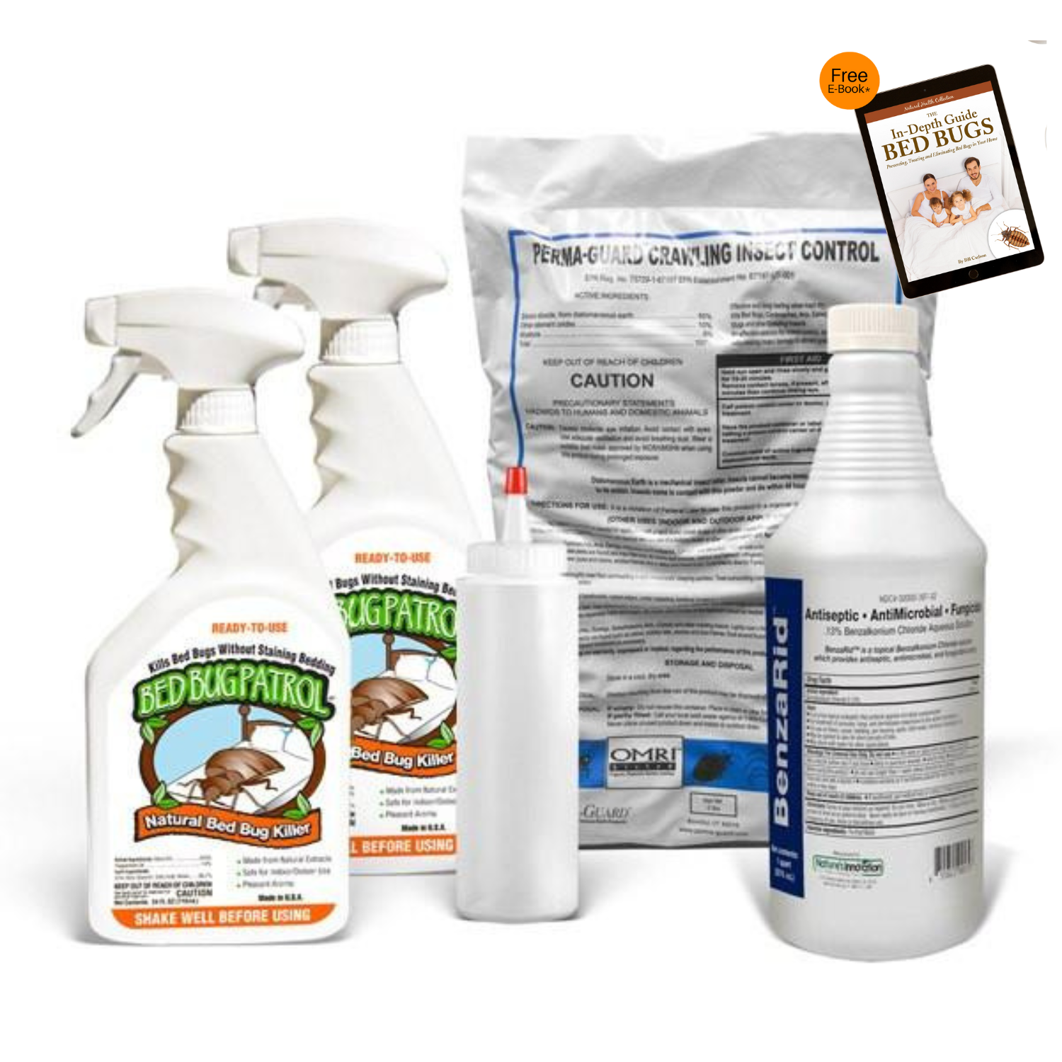 Bed Bug Patrol Bed Bug Killer Value Pack; 100 Environmentally Friendly