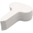 thumbnail image 3 of 100 Piezas Etiquetas para Plantas Etiquetas para Plántulas Vegetales Plantación Plástico Impermeable para Exteriores, Blanco, 10x6CM, 3 of 5