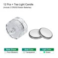 thumbnail image 3 of Unique Bargains 12Pcs Bright LED Tea Light, Green Waterproof Flameless Candle Color Change Party Wedding Festivals Decor, 3 of 7