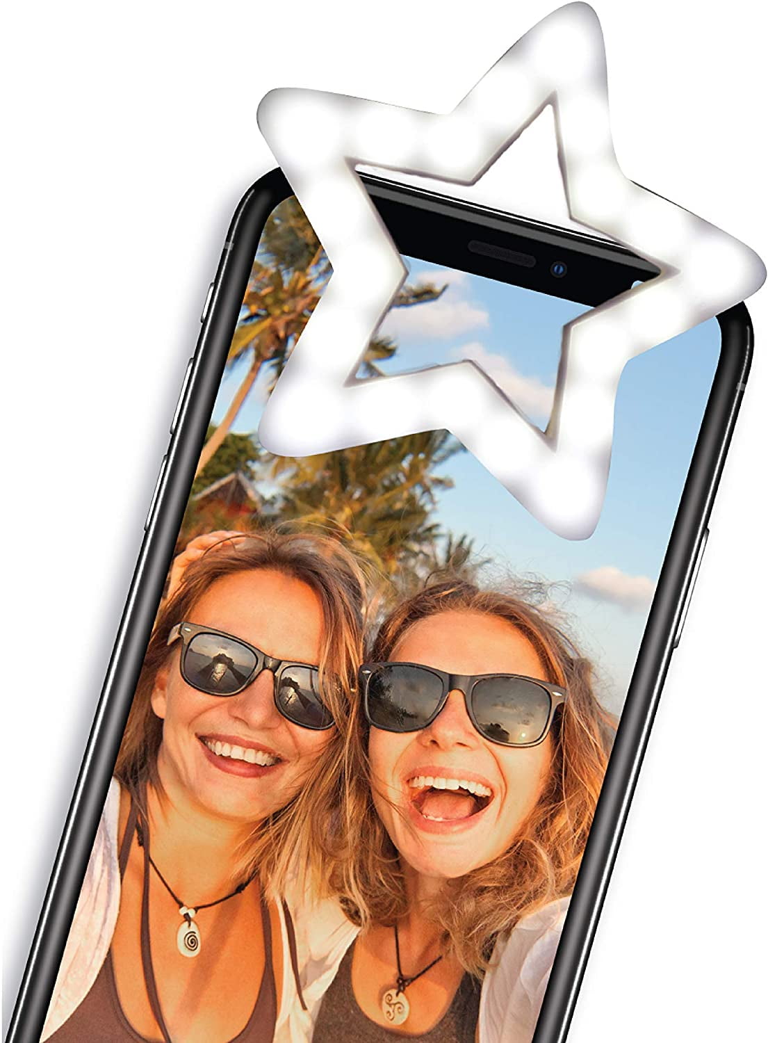 Social Media Video Recording Kit - Heavy Duty Phone Holder and Ring Light Stand, 6ft LED Multi Color RGB Light Strip, Clip on Phone Selfie Light