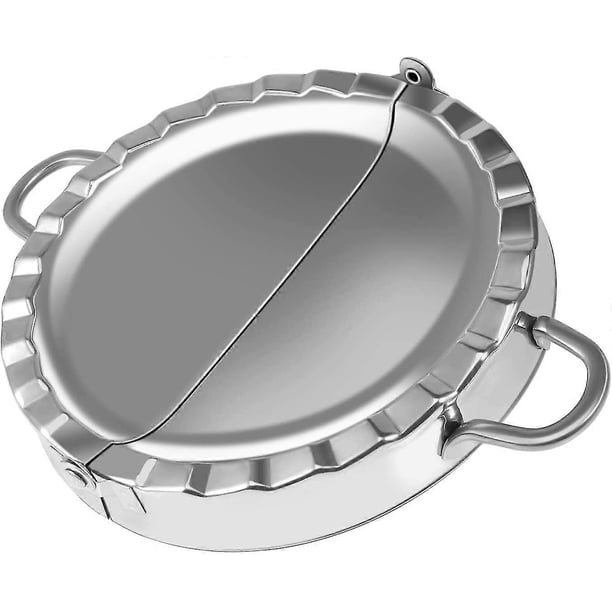 Máquina para hacer empanadas grande, prensa para empanadas de acero inoxidable de 6 pulgadas, herramientas de repostería, pastel de bolsillo