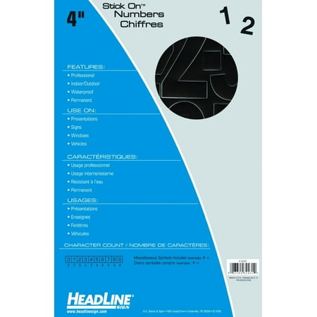Headline Stick On Vinyl Letters And Numbers Headline Stick On Vinyl Letters And Numbers