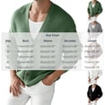 thumbnail image 3 of Hvogkswy Mens Cardigan Sweater Solid Long Sleeve V-Neck Casual Thermal Sweater Soft Comfy Button Down Knit Cardigan, 3 of 7