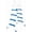 White/Blue 48in, variant on 3 Step Lightweight Steel Outdoor Above Ground Swimming Pool Ladder with Non Slip Feet for Outdoor Use, Black