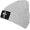 Gray, variant on Christian Bible Verse Jesus The Way John 14:6 Beanie Hat Women Knit Stocking Hat Men Slouchy Skull Cap Black