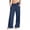 Blue, variant on jjayotai Womens Wide Leg Sweatpants, Casual Loose Solid Color Pants Comfy Lounge Joggers Baggy Trousers with Pockets Hot Pink M