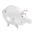 thumbnail image 1 of Hucha transparente Macarena figura de cerdo 15 cm x 8 cm x 10 cm, 1 of 6