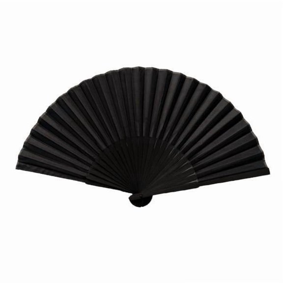 Sharprepublic 4xBlack Hand Fan Bamboo Hand Fan Elegant Ancient Fan for Carnival Home Wedding without Pocket 4 Pcs