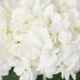 thumbnail image 6 of Artificial Hydrangea Floral Arrangement in Clear Glass Vase – Lifelike Silk Flowers with Real Touch, UV Resistant, No Maintenance, Ideal for Indoor Home, Office, Wedding or Table Centerpiece Decor, 6 of 7