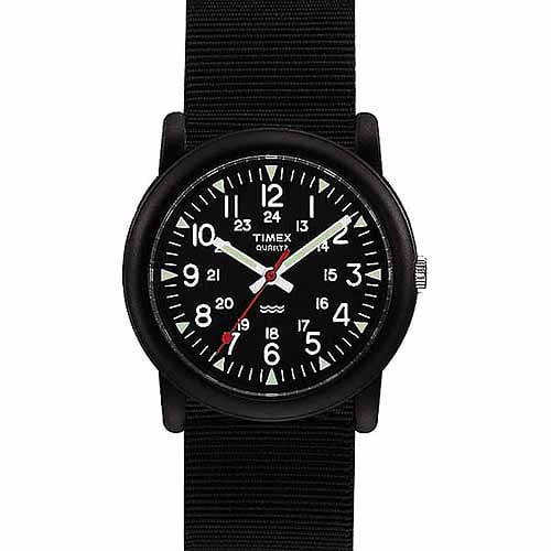 Timex - Men's Camper Watch, Black Nylon 