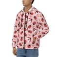 thumbnail image 3 of Goofa Cute Ladybugs 1 Pattern Mens Full-zip Hoodie, Zip-up Pullover Hooded Sweatshirt, Kangaroo Pocket Hoodie Ideal for Daily Wear, Travel, and Home-X-Large, 3 of 5