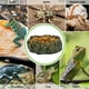 thumbnail image 5 of Tazón de reptiles alimentos plato de agua imitación de madera bandeja de mascotas bandeja de dragón barbudo tazón, 5 of 5