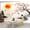 Black, variant on Peel and Stick Wallpaper Wall Murals Ambient Sea Turtle Artwork Sunlit Ocean Floor 69"H x 96"W Removable Wall Paper Self-Adhesive Wall Decor for Bedroom Living Room Nursery