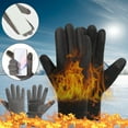 thumbnail image 5 of Lroveb Ski Gloves for Women and Men Winter Waterproof Gloves Cycling Skiing Outdoor To Uch Screen Sport Antis Slip Warm Work Heated Snow Gloves, 5 of 9