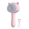 thumbnail image 2 of Guiexla Cat Steam Brush Rechargeable Self Cleaning Cat Hairbrush for Shedding Cartoon Design Spray Massage Comb Pet Long Handle Grooming Tool, 2 of 8