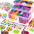 thumbnail image 1 of Kit de recarga de gomas para telar INSCRAFT 17500+ con contenedor para niños, 1 of 7