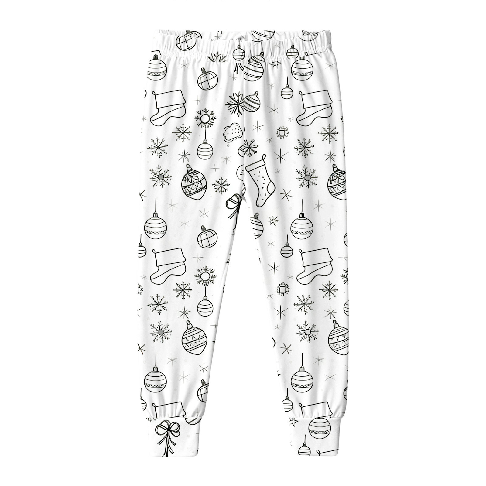 Owordtank Kids DIY Hand Painted Colorable Tops and Pants Set Boys Girls Funny Cartoon Coloring Blouse and Pants 2 Piece Sets
