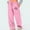 Pink, variant on Runfenguu Y2K Pants, Baggy Cargo Pants Women Women'S Elastic Lace-Up Casual Solid Color High-Waisted Wide-Leg Yoga Pants