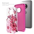 thumbnail image 3 of SPY Case for Motorola Moto G5 Plus Case, Moto G (5th Gen) Slim Hybrid [Shock/Impact Resistant] Dual Layer Protective Case Cover - Cherry Blossom, 3 of 4