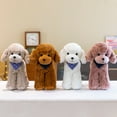 thumbnail image 4 of EUBUY Teddy Dog Plush Toy Simulation Standing Teddy Dog Doll Toy Children Sleep Pillow Cute Animal Pet Birthday Gift Home Decoration Brown 15.74", 4 of 9