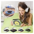 thumbnail image 2 of Portable Bluetooth-Compatible CD Player Hi-Fi Sound, Wireless Playback, Rechargeable Battery, 2 of 9