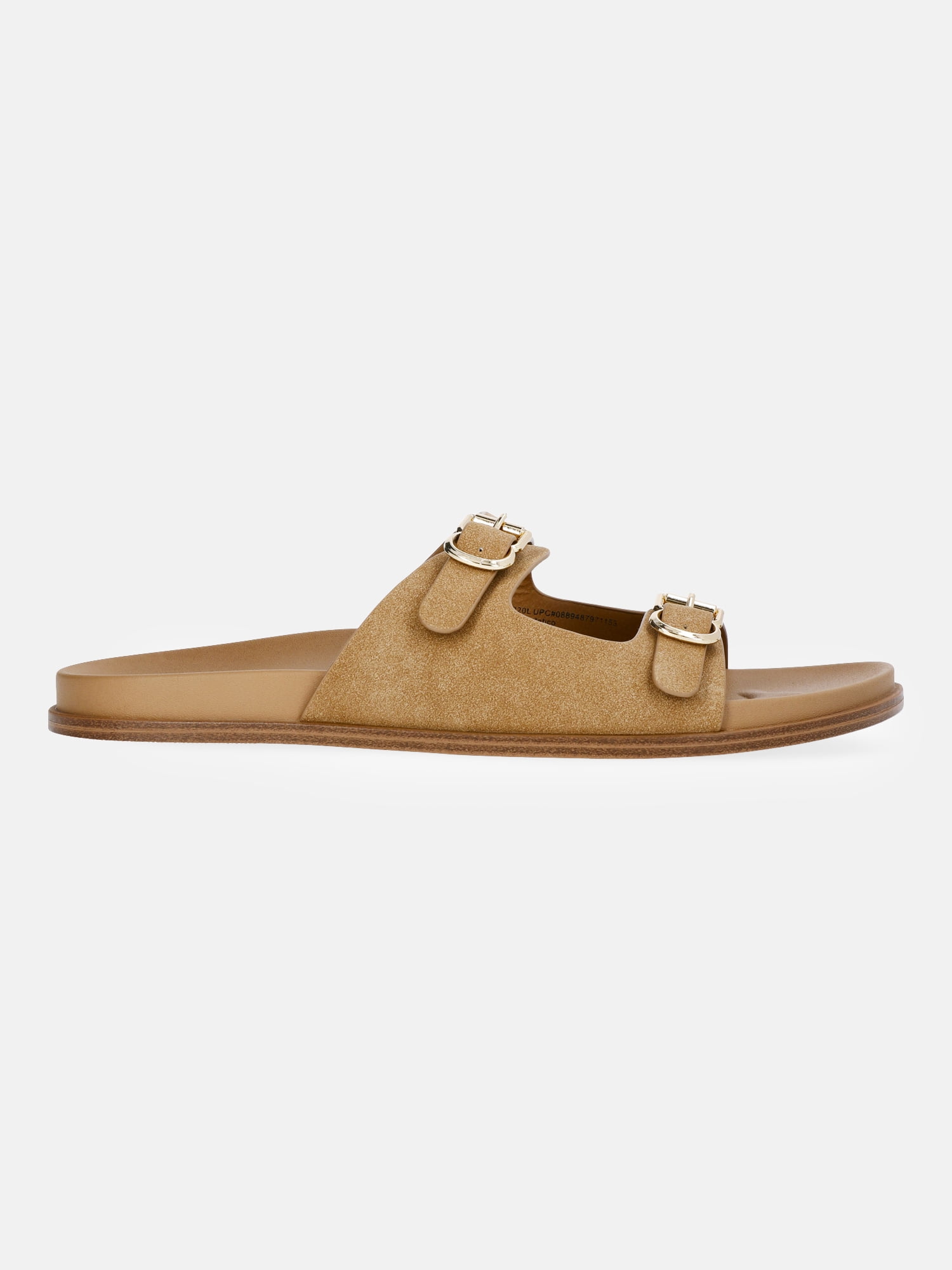 Free Assembly Women's Double Strap Footbed Slide Sandals