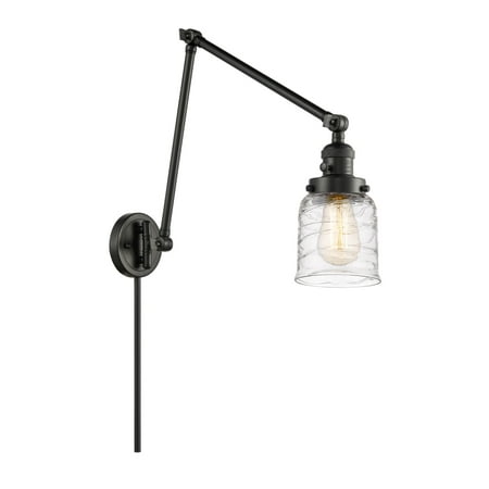 

Innovations Lighting 238-30-8 Bell Sconce Bell 30 Tall Wall Sconce - Matte Black / Deco